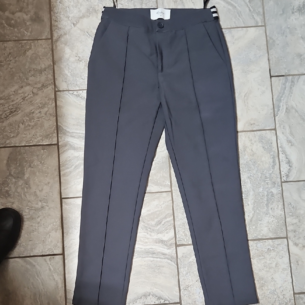 KanCan Men's Charcoal Dress Pants